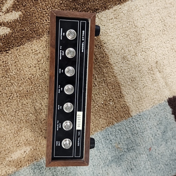 channel master video control center model 0770B remote main TV VCR used vintage - Picture 3 of 7